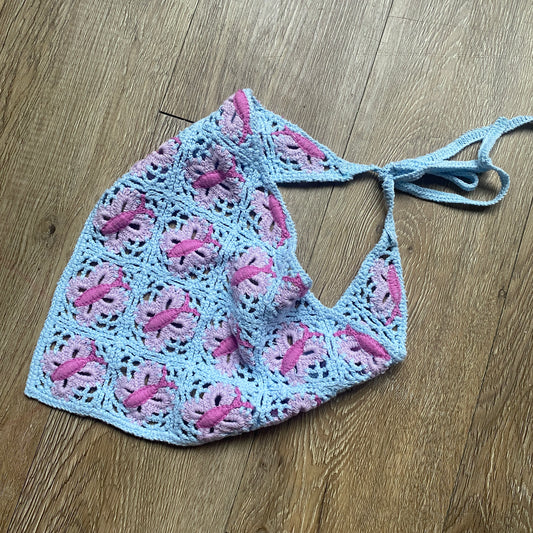 Butterfly Crochet Bandana