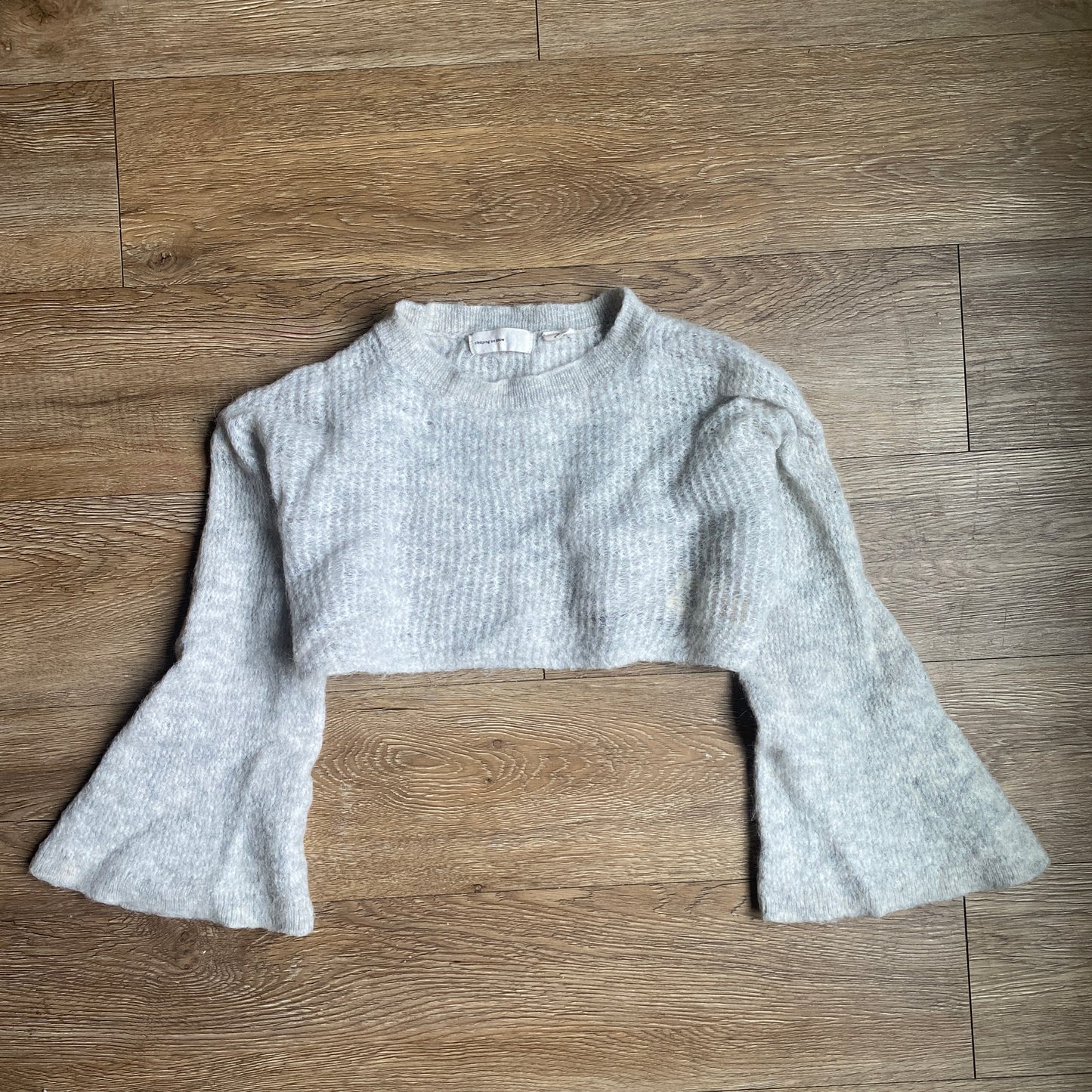 Cropped Knit Sweater Anthropologie