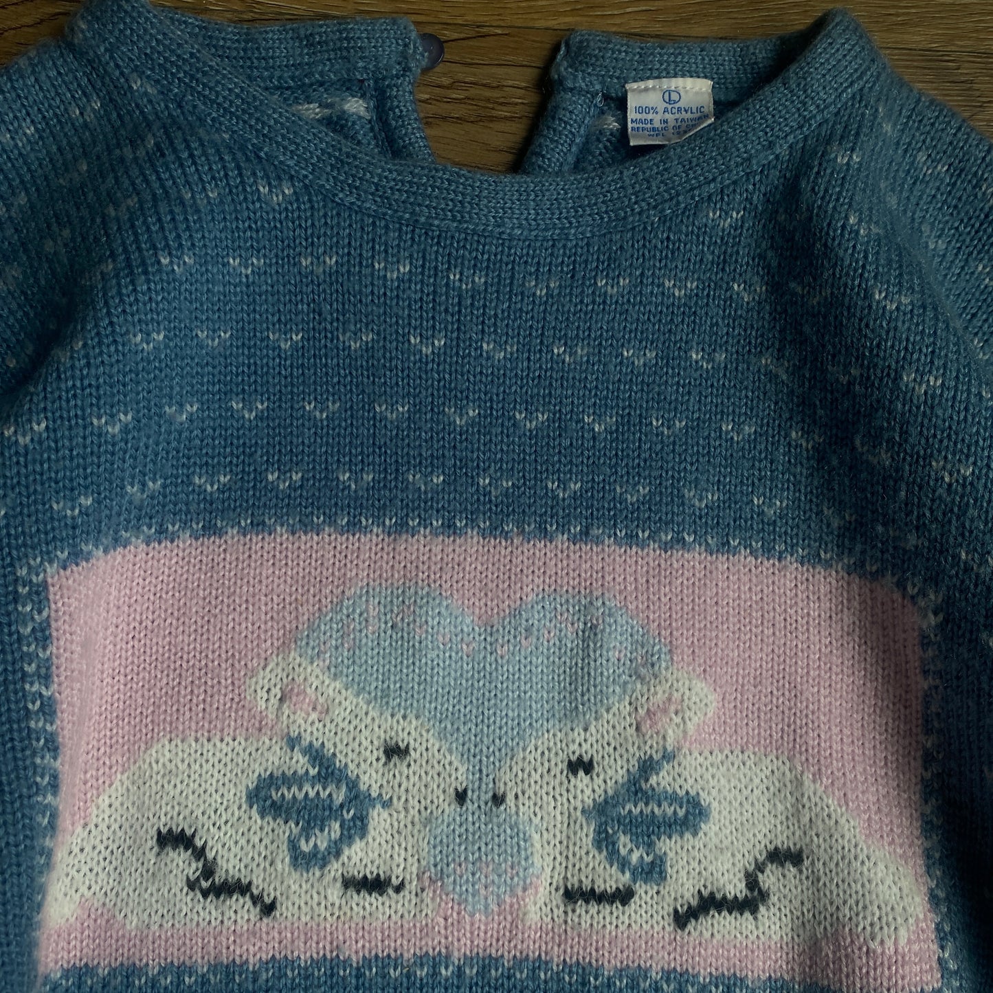 Large Bunny Knit Sweater